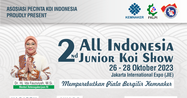 Featr_Poster A3 All Junior Koi Show 2023